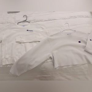 CHAMPION WHITE SWEATSHIRT BUNDLE
